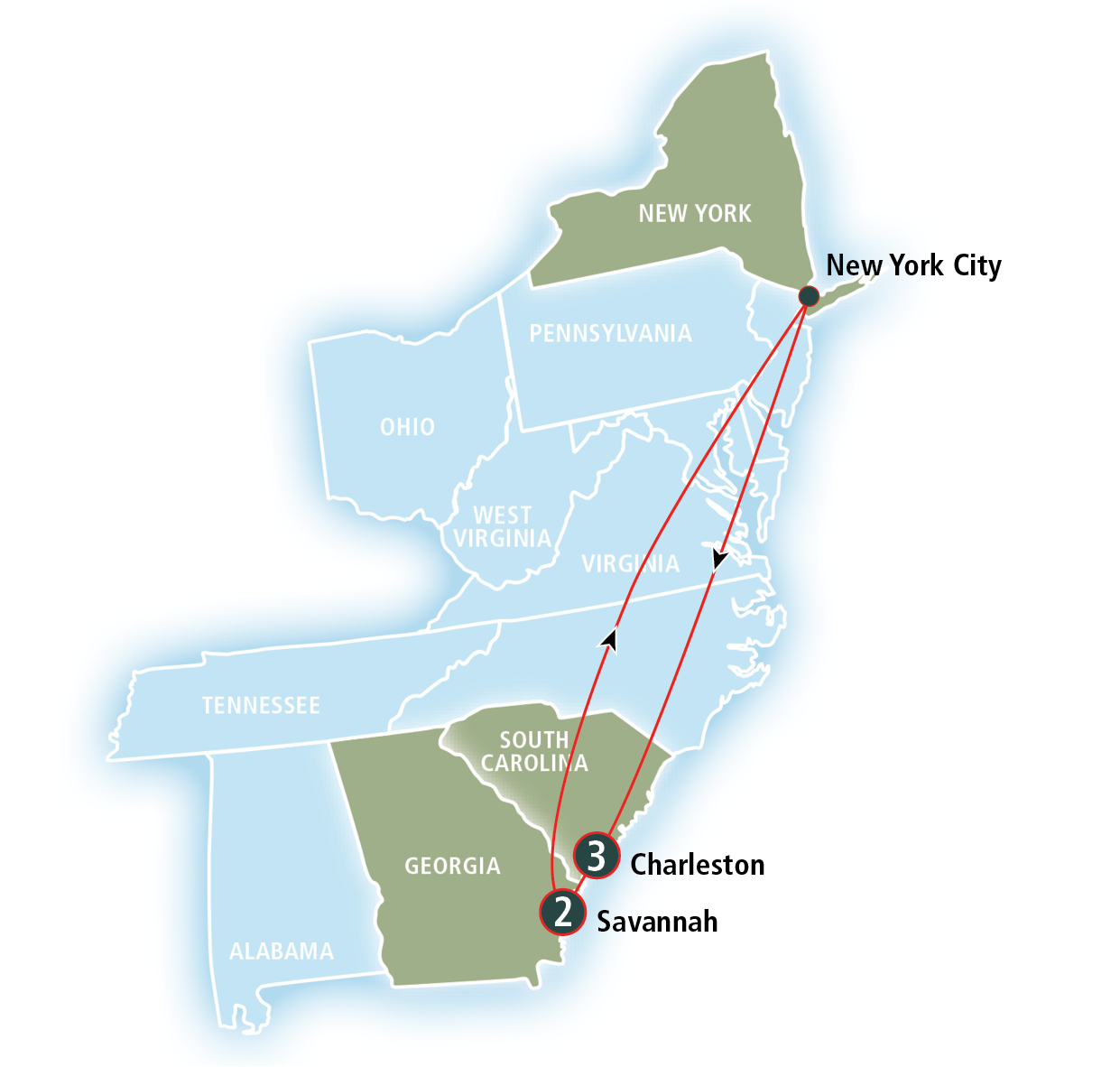 Charleston &amp; Savannah Roundtrip from New York | Amtrak Vacations®