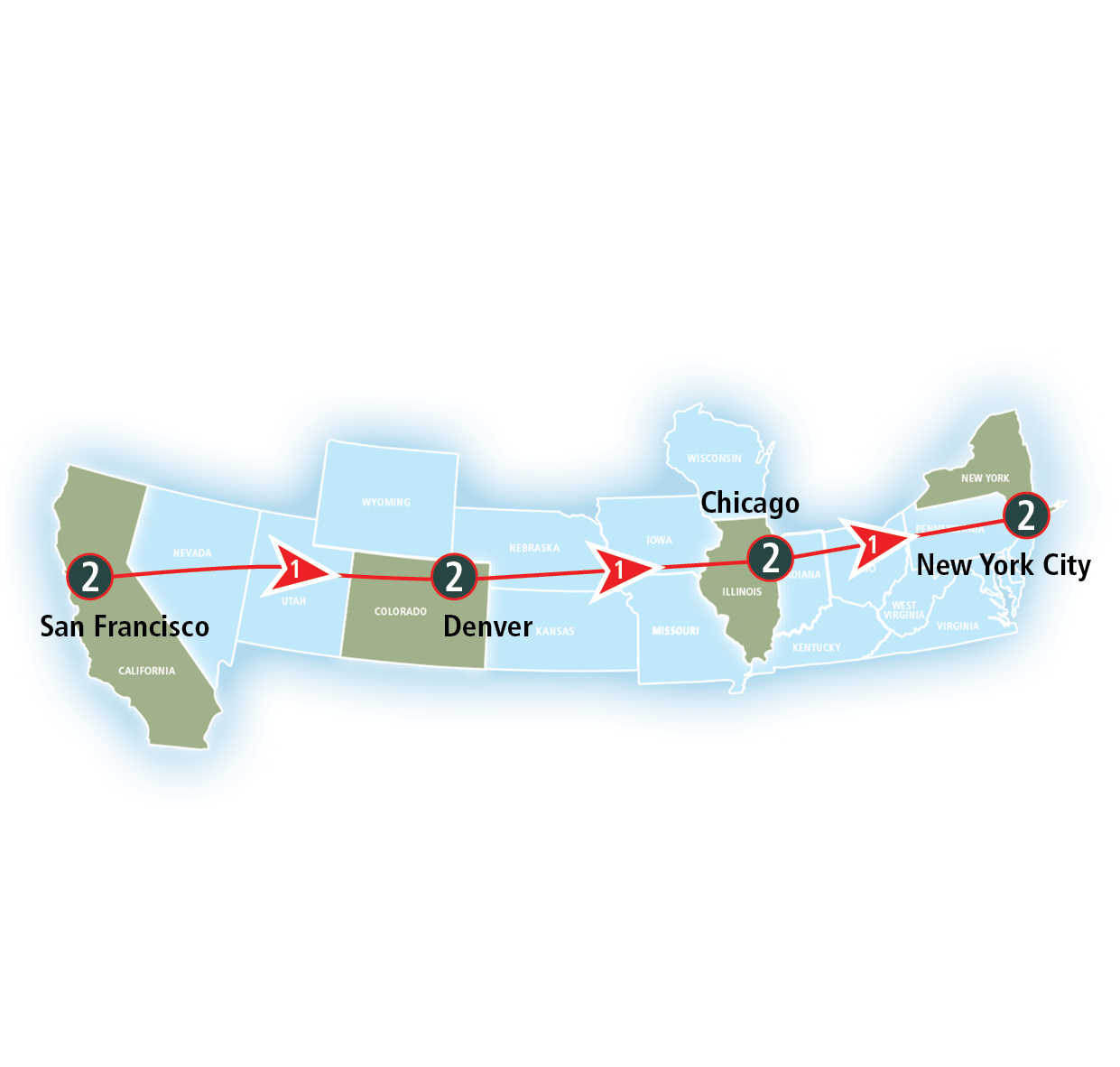 Great American - Majestic Landscapes from San Francisco | Amtrak 