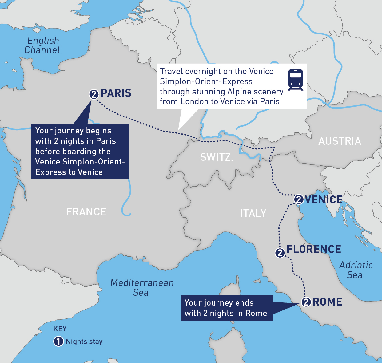 Paris Venice Florence Rome Itinerary Night Train Vienna To Rome | Info