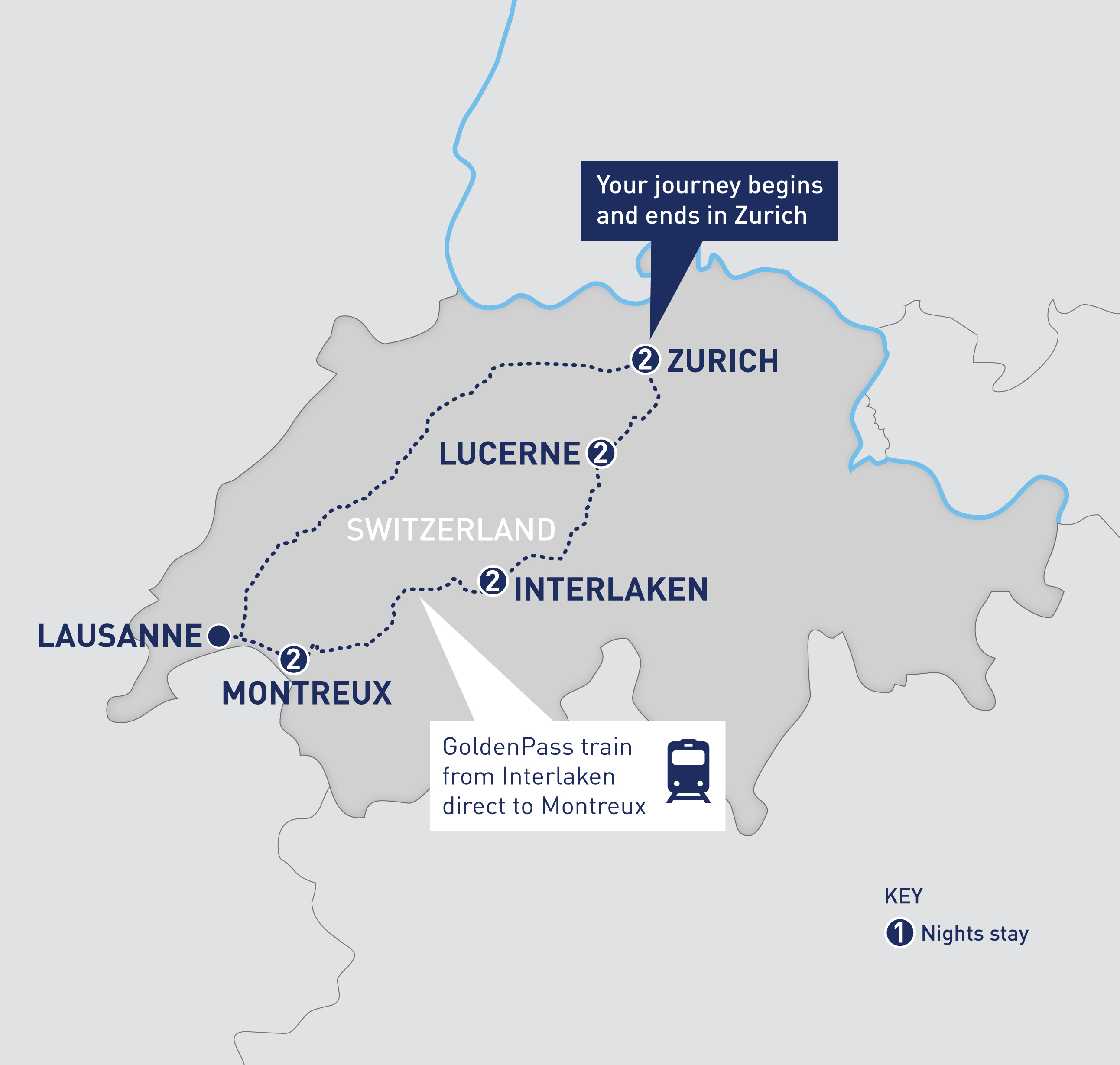 Scenic Train Journeys to Montreux | Best Rail Adventures